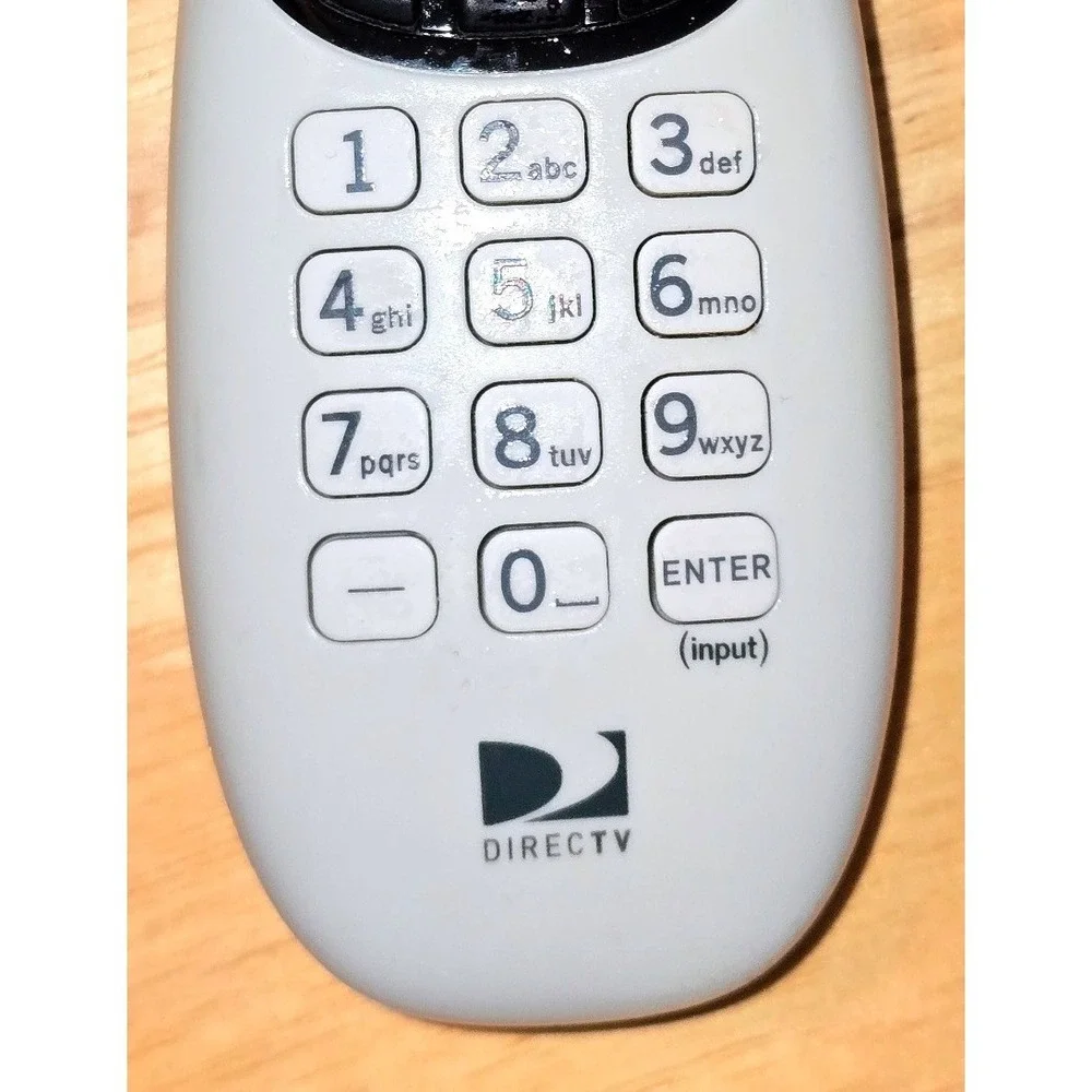 DIRECTV RC73 Universal Remote Control Replacement Part Black Silver VIDEO